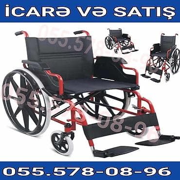 servis arabasi: İcarə və satış üçün əlil arabası - Yüngül və dayanıqlı metal karkas - — 1