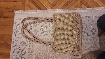 cantalar: Əl işı toxunma çiyin çantası - Material: parıltılı, möhkəm — 7