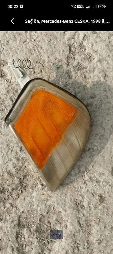 mercedes e320 yanacaq serfiyyati: Məhsul: Sağ ön dönmə siqnalı/fara bloki (sinyal) – Mercedes‑Benz — 1