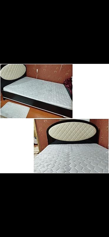 İkinəfərlik çarpayı, Matras ilə, Siyirməsiz