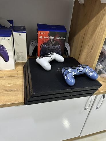 blu: Sony PlayStation 4 Pro oyun konsolu Ideal veziyyetdedir icinde 150+ — 2