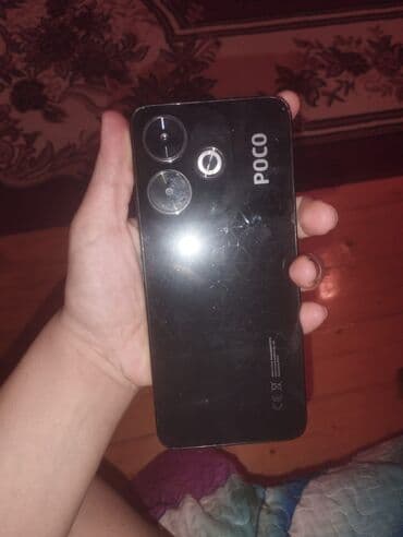 поко: Poco M6, 256 ГБ, цвет - Черный, Сенсорный, Отпечаток пальца, Face ID — 1