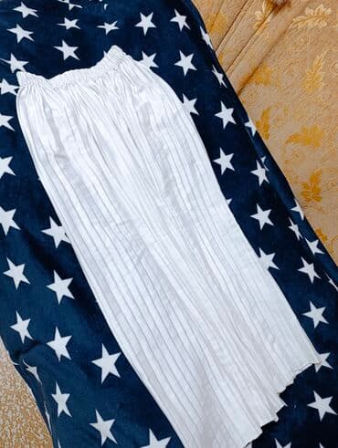 ağ qadın ətəkləri: Maksi Ətək, One size — 2