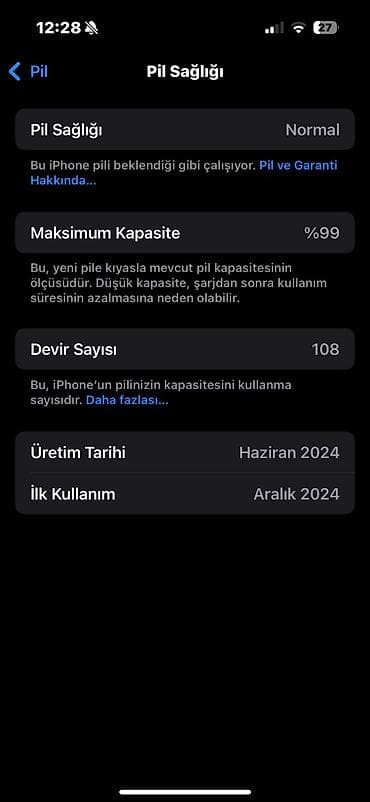 rolu oyun: IPhone 15 Pro, 128 GB, Black Titanium, Face ID — 5