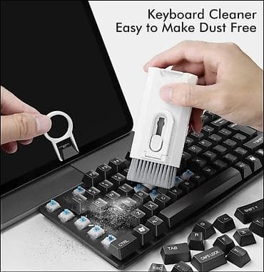 planşet üçün klaviatura: 8-in-1 klaviatura və elektronika təmizləmə dəsti Kompakt — 3