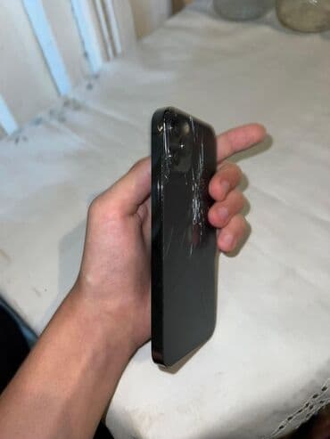 ucuz və keyfiyyətli telefonlar: IPhone 12 Pro Max, 128 GB, Space Gray, Qırıq — 7