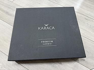 sufre: KARACA Premium Çatal-Bıçaq-Qaşıq Dəsti – 12 nəfərlik yeni qutuda 600 — 2