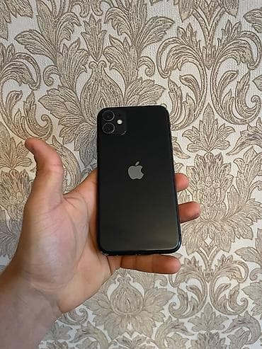 2 əl iphone: IPhone 11, 64 GB, Qara, Face ID — 5