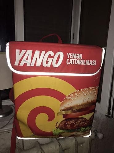 burger coreyi: YANGO Yemək Çatdırılması üçün termo çanta - Peşəkar çatdırılma üçün — 4
