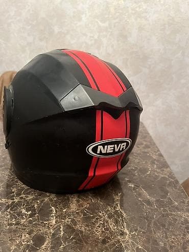 mator 220: NEVA tam üzlü (full-face) motosiklet dəbilqəsi - Korpus: mat qara — 3