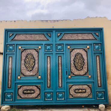 avtomat darvazalar: Eni-3.30 Hündürlük-2.60.Şekili çevirib O biri Qapıyada Baxa — 2