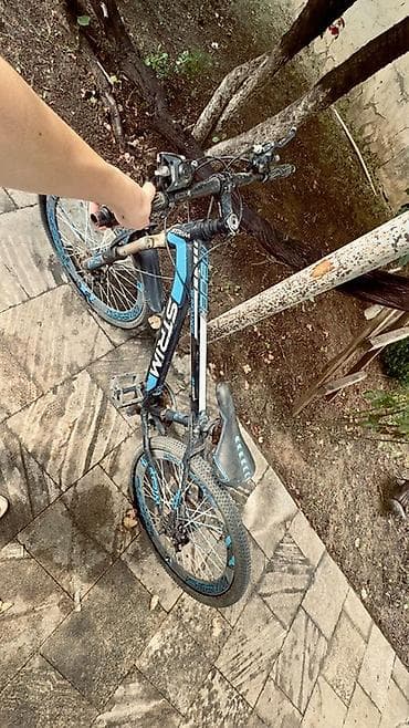 velosiped islenmis: STRIM dağ velosipedi - Gödəkcəli, yüngül alüminium tipli çərçivə - Ön — 5