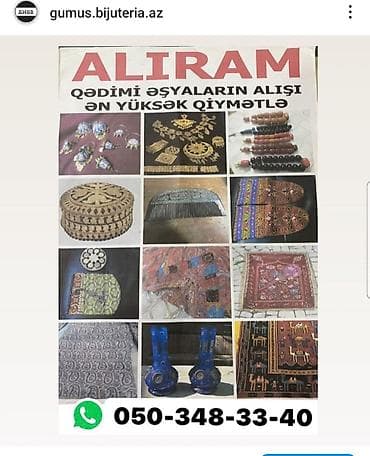 Antik əşyalar alıram — 2