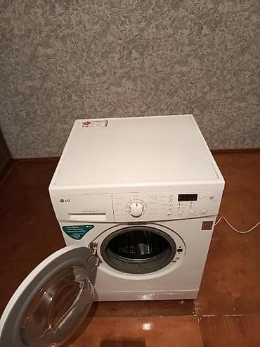 Su qızdırıcı kranlar: Paltaryuyan maşın LG, 7 kq, İşlənmiş, Avtomat, Qurutmasız — 3