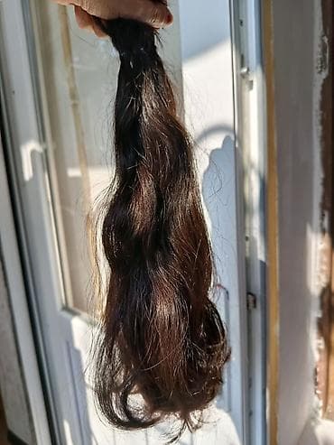 Təbii insan saçı quyruğu - Material: 100% təbii insan saçı - Rəng — 2