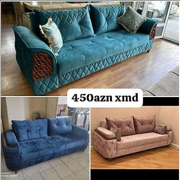 Mebel kateqoriyası: 3‑yerlik yumşaq divanlar - Modellər: müxtəlif