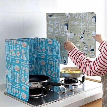 Qaz kenarları üçün Falqa Kenarlara yağ sıçramaqdan qoruyur Rahatlıqla