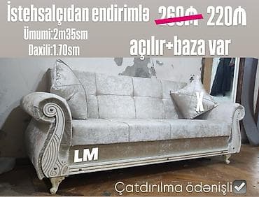 Di̇van-kravat, Açılan, Bazalı, Parça, Ödənişli çatdırılma