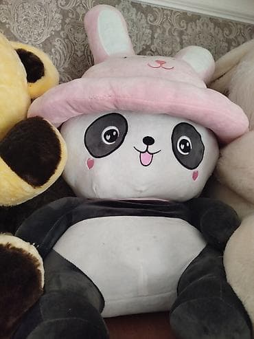 oyuncaq uşaq: Böyük ölçülü yumşaq oyuncağ panda - Dizayn: Şirin panda fiquru — 1