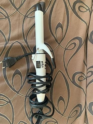 Braun saç burqası (curling iron) - Klassik ısıtma silindri ilə təbii