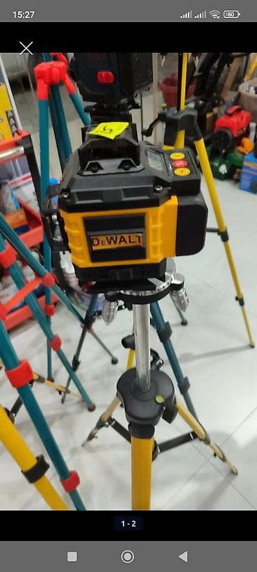 lazer satilir: Dewalt və Makita xətt lazeri (statıv ilə) - Peşəkar səviyyə ölçmə və — 1