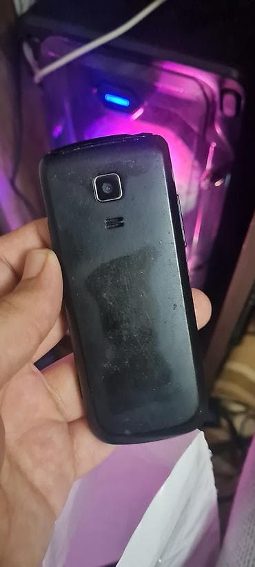 type c adapter: Samsung C5212 Duos, < 2 GB Memory Capacity, rəng - Qara, Düyməli, İki sim kartlı — 2