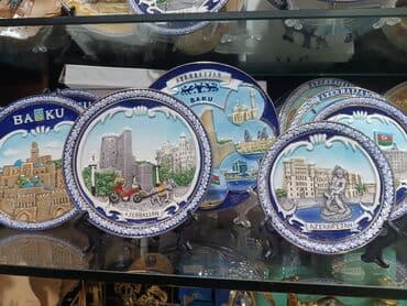 qiz ucun hediyyeler: Məhsul: Bakı/Azərbaycan temalı suvenirlər - Metal qabartmalı xatirə — 6