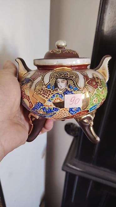 Винтажная японская сахарница — 1