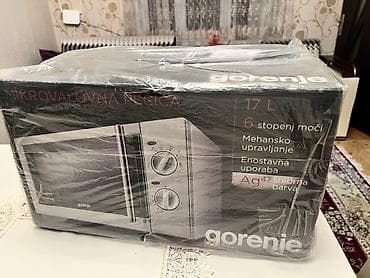 Mikrodalğalı soba Gorenje, Ayrıca dayanan, Mikrodalğalar ilə, rəng - Gümüşü