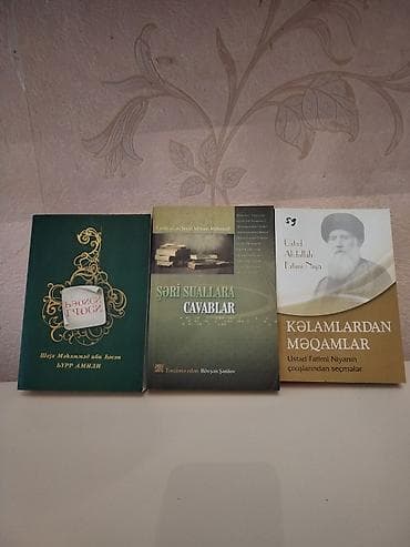 kitablar: Məhsul: Dini ədəbiyyat kitabları dəsti Dəstənin tərkibi: - — 2