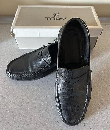 əyaqabı: Tripy kişi mokasinləri - Brend: Tripy - Rəng: qara - Model: klassik — 3