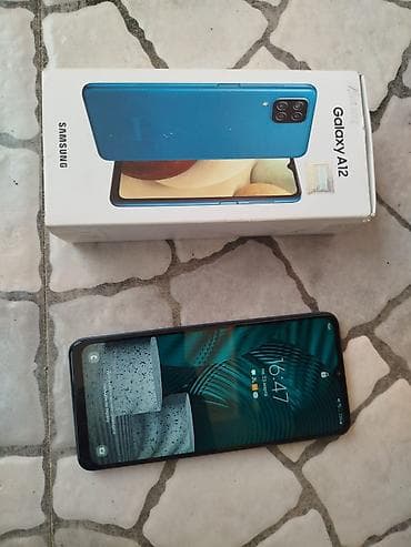 samsung grand prima: Samsung Galaxy A12, 64 GB, rəng - Mavi, İki sim kartlı — 4