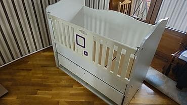 sirmə: Uşaq beşiyi – “baby mood” modelinə bənzər, ağ rəngli, bənövşəyi — 3