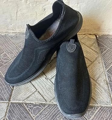 trek slash: Qara rəngli slip-on kişi idman ayaqqabıları - Model: “SPORT” loqolu — 1