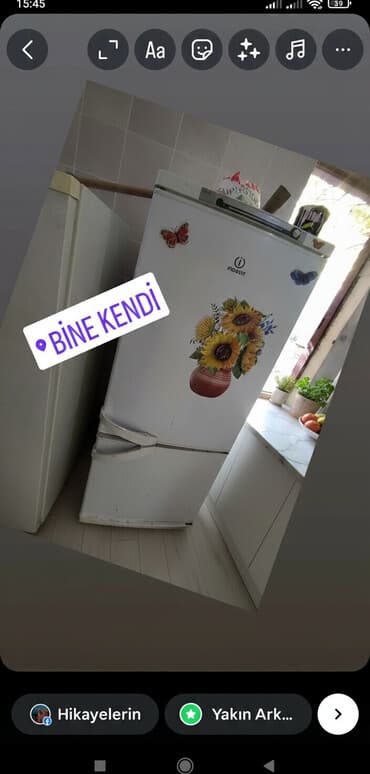 soyuducu gəncə: İşlənmiş 2 qapılı Indesit Soyuducu Satılır, rəng - Ağ — 2