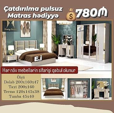 riyad mebel yataq destleri: Yataq desti rəng seçimi var — 1