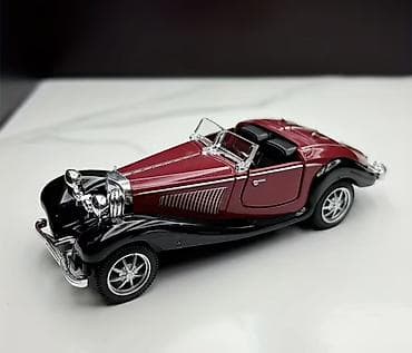 kapo: Kolleksiya üçün retro kabriolet model avtomobil - Uzunluq: 11.5 sm — 1