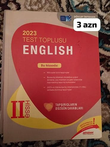 cinar testleri: İngilis dili Testlər 11-ci sinif, DİM, 2-ci hissə, 2023 il — 1
