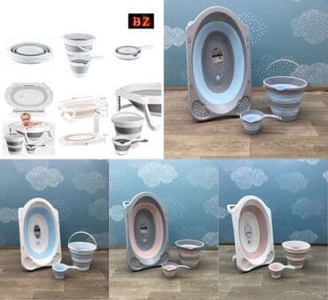 uşaq qolbaqları: Uşağ üçün slikon hamam dəsti 3 hissədən ibarətdir -Su — 1