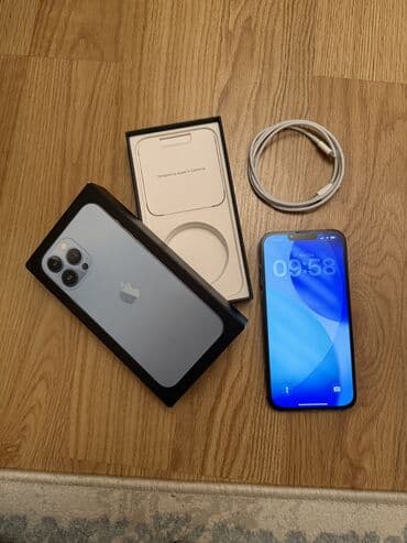 Lincoln: IPhone 13 Pro Max, 128 ГБ, Sierra Blue, Беспроводная зарядка, Face ID — 1