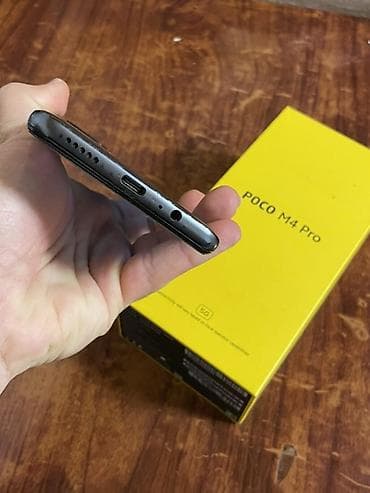 ekran iphone 11 pro: Poco M4 Pro, rəng - Qara, Barmaq izi — 4