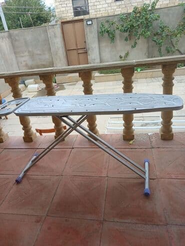 Məhsul: Ütü masası - Geniş və uzun ütüləmə səthi: havalandırma