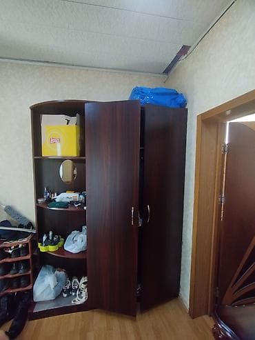 2 qapılı, Qəhvəyi, Digər material, Açılan, Künc dolab