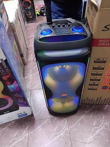 tv box smart: Yeni Audio Pro Kolonka, Növ - Bluetooth, rəng - Qara — 4