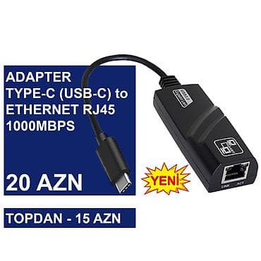 xarici hard disk: Type-C/USB-C Adapterlər/Konverterlər (Çeviricilər) ⭐Type-C (USB-C) to — 5