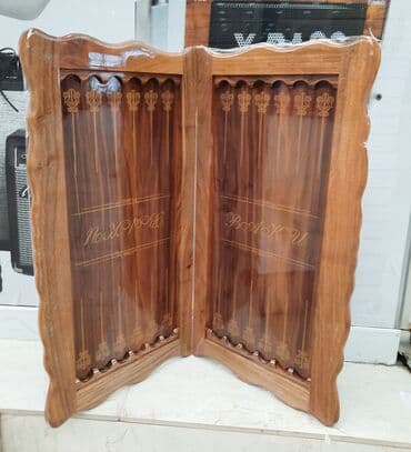 saski: Nərd taxta Qoz ağacından hazırlanmış Old Baku rəsmli 🔱Nərd🪵 🔹️Laklı🖌 — 2