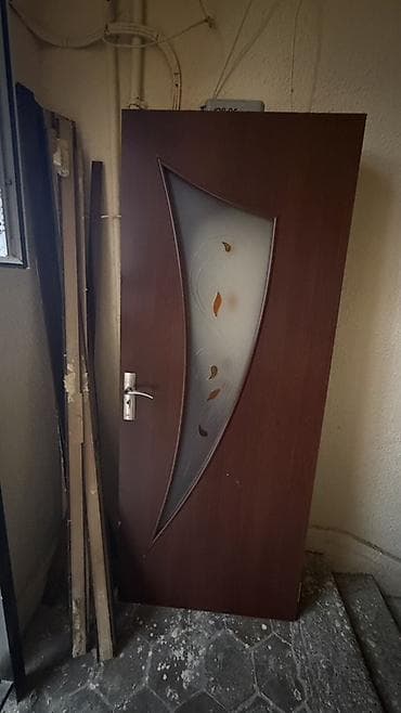 3qapı(xırda deffektləri var) MDF interyer qapısı – şüşəli dizayn - — 5