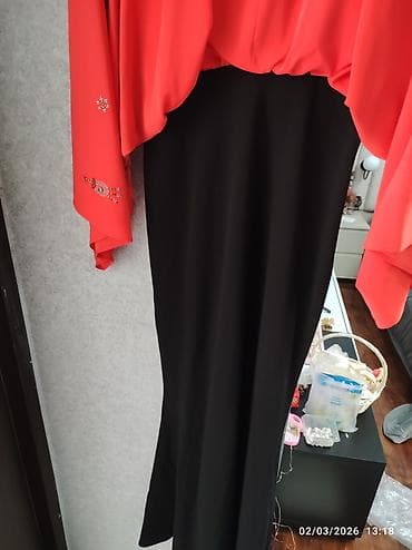 Qadın geyimi – iki rəngli şıq libas, bir dəfə geynilib təzədi - Üst — 6