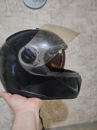 motosikle: Tam üzlü motosiklet dəbilqəsi - Rəng: qara - Korpus: aerodinamik tam — 2