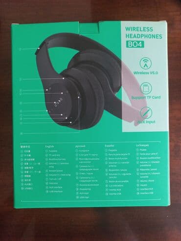 Mikrofonlar: Yeni Simsiz (Bluetooth) Qulaqcıqlar, Borofone, rəng - Qara — 2